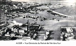 Alger - Vue generale du Por 